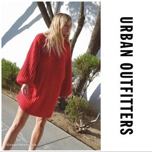 NWT! UO Jill Turtleneck Sweater Mini Dress